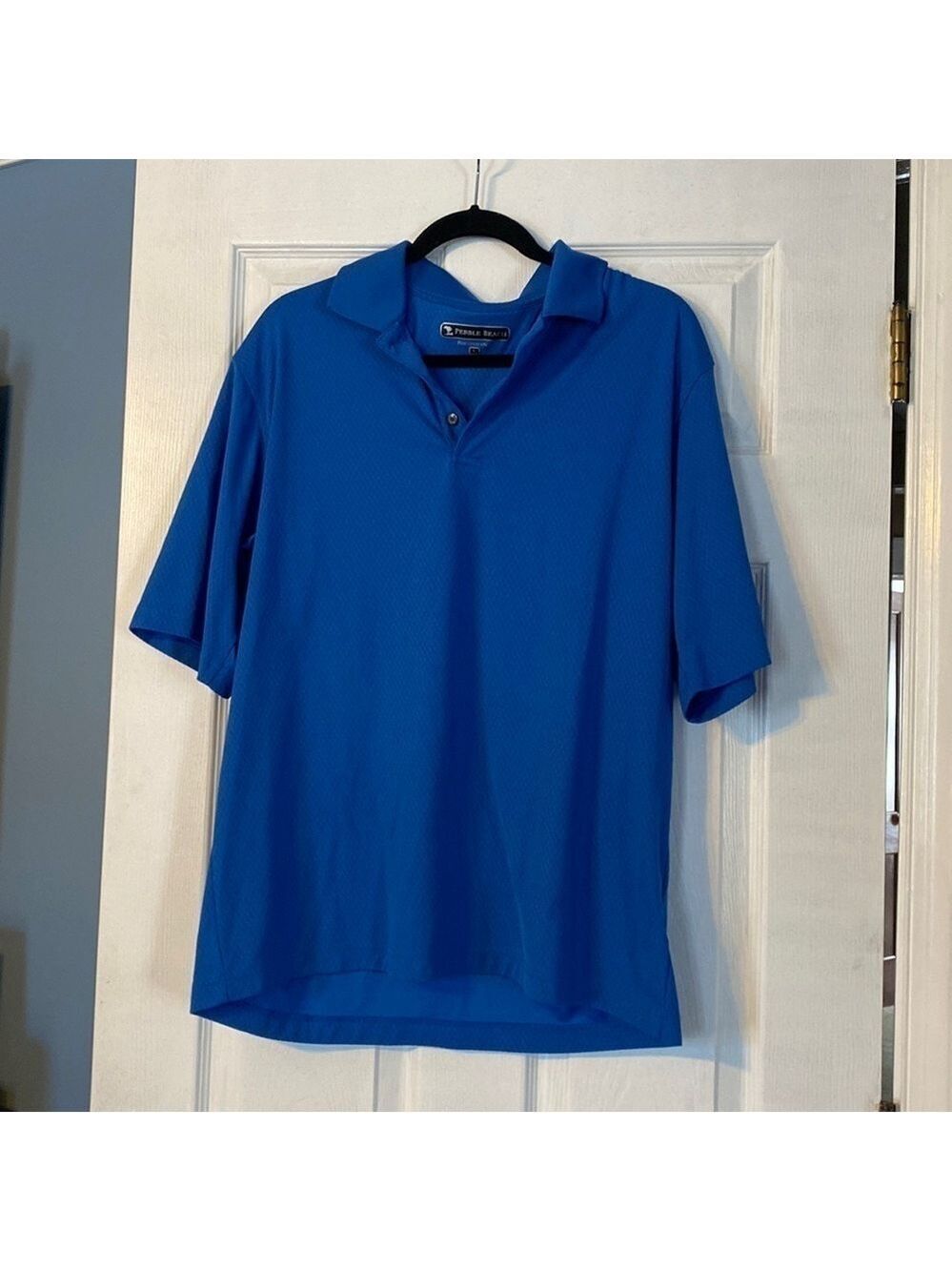 Pebble Beach mens polo; size large
